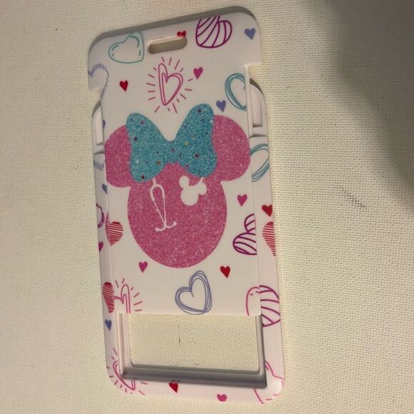 Minnie Mouse Nurse Badge Reel and Holder NWT - Picture 6 of 9